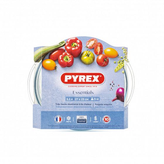 Кастрюля ESSENTIALS 3.2л 23см круглая с крышкой