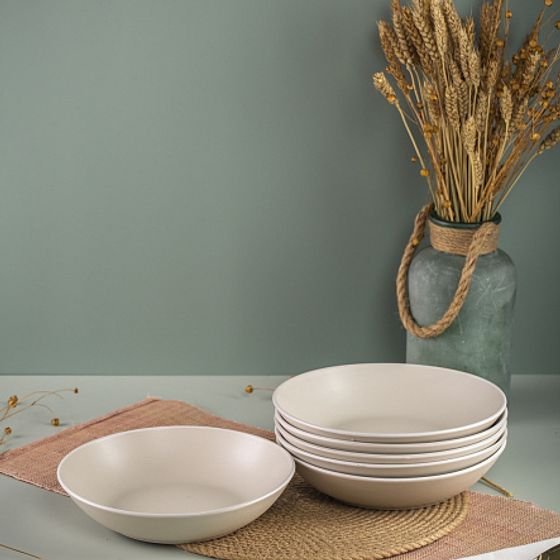 Тарелка суповая SCANDY MILK 20.5см