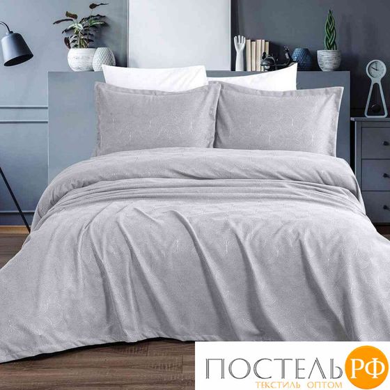 S0412/04 Покрывало EFOR Pique Bedspread BELKIS 240*260 с наволочками серый GRI