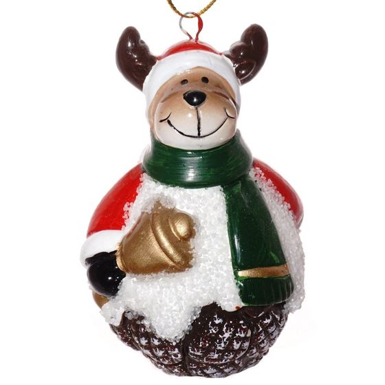 Украшение новогоднее &quot;Снеговик/Олень/Санта&quot;, L6 W6 H8,5 см, 3в.