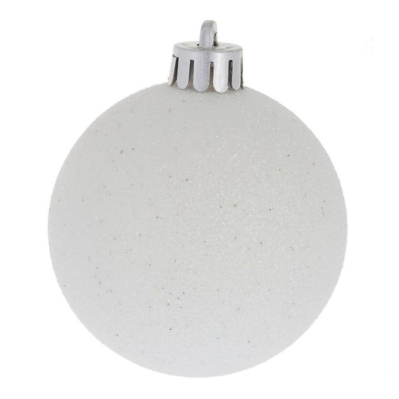 Набор из 6шт Украшение новогоднее Шар "Жемчужная сказка", D 6 см, L11,5 W6 H17 см