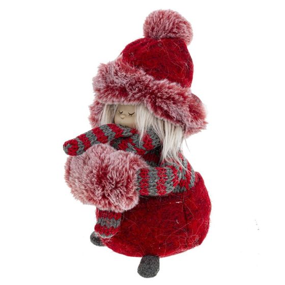 Игрушка набивная &quot;Девочка&quot;, L12 W14 H23 см, 2в.