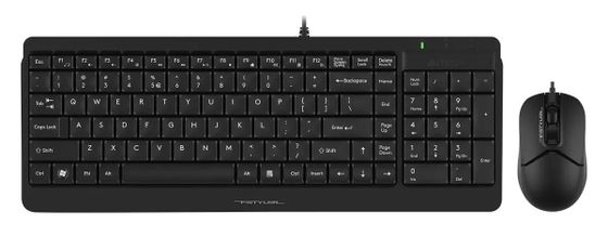 Клавиатура+мышь A4Tech Fstyler F1512 проводной черный
