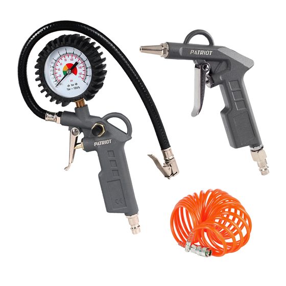 Набор пневмоинструментов Patriot KIT 3C (3 предмета+3 сопла) (830901065)