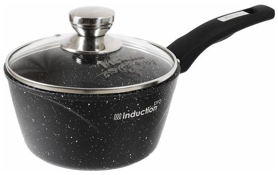 Ковш Мечта Гранит InductionPro 1.7л стек.кр черный (82802И)