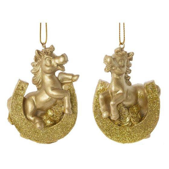 Фигурка декоративная подвесная&quot;Лошадка&quot;, L5 W3 H7,5 см, 2в.