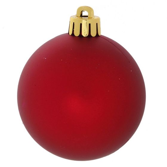 Набор из 6шт Украшение новогоднее &quot;Шар&quot;, D 6 см, L17,5 W6 H11,5 см