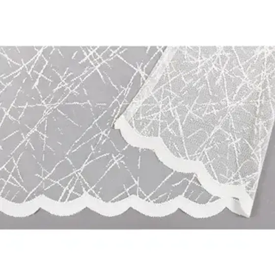 !09 Штора с выжженным узором "Линия" 150x250 см