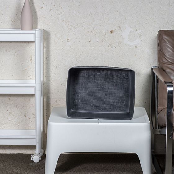 Корзина JUTE M 12л темно-серый