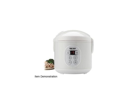 AROMA ARC914D Белая цифровая рисоварка на 8 чашек