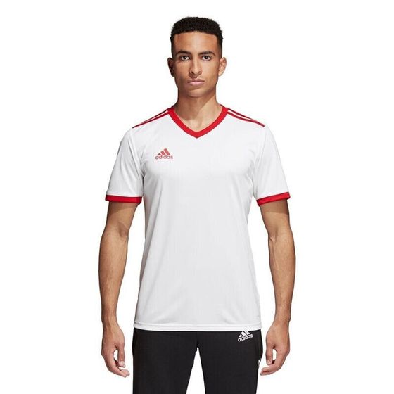 Мужская футболка спортивная белая однотонная Adidas Table 18 M CE1717 football jersey