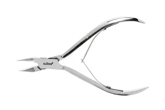 !Кусачки педикюрные/маникюрные, двухпружинные, заводская заточка, серебро