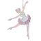 Изделие декоративное подвесное &quot;Балерина&quot;, L10 W2 H15 см, 2в.