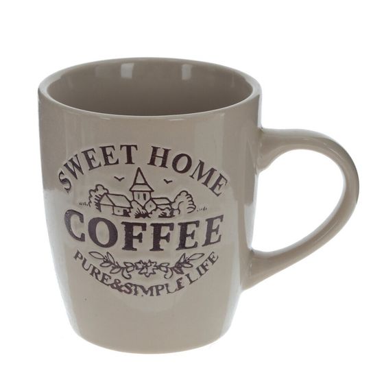 Кружка 250 мл, L11,5 W8 H9 см,дизайн микс