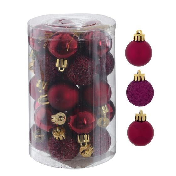 Набор из 25шт Украшение новогоднее &quot;Шар&quot;, D 3 см, L8 W8 H13 см