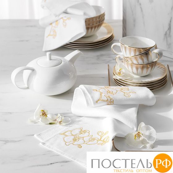 TOGAS Полотенце САМОА бел Кухонное 40х60, 1 пр., 100% хлопок, 350 гр/м2