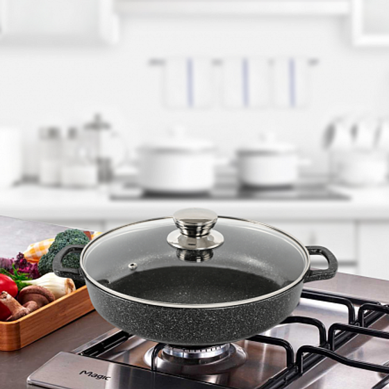 Жаровня SILVER STONE 3л 26см с крышкой