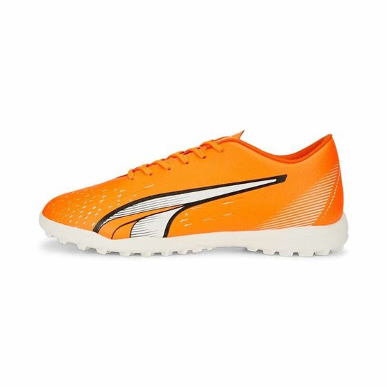 Футбольные бутсы Puma Ultra Play TT для взрослых, оранжевые, унисекс