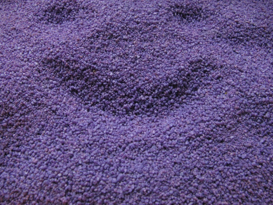 !09 Песок цветной , цвет фиолетовый , 400 г