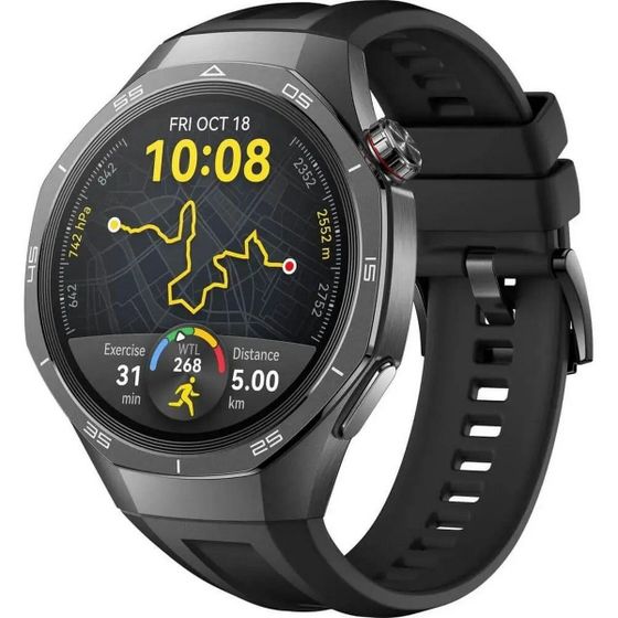 Смарт-часы Huawei GT 5 PRO BLACK VLI-B29 55020DGH 1.43&quot; 140-210мм черный (55020DGH)