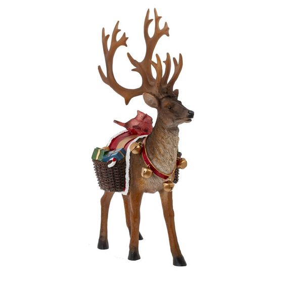 Фигурка декоративная с подсветкой &quot;Олень&quot;, L23 W12 H32 см,  (2хAAA н/п)