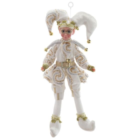 Игрушка набивная подвесная &quot;Эльф&quot;, L12 W6 H26/16 см, 2в.