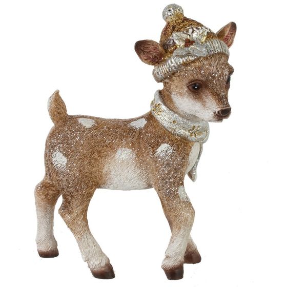 Фигурка декоративная "Олень", L13 W6 H18 см, 2в.