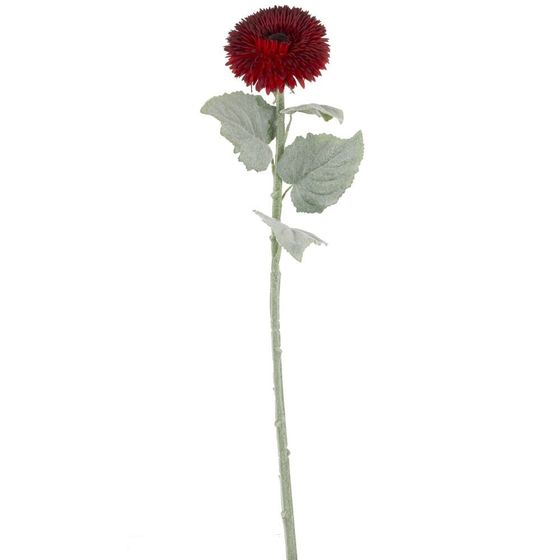 Цветок искусственный "Астра" (Real Touch), L14 W14 H88 см