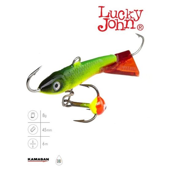 Балансир Lucky John CLASSIC 4.5, 5 см, 10 г, цвет 26RT