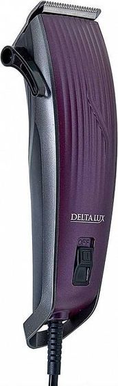 Машинка для стрижки Delta LUX DE-4200 сеть (насадок 4шт) темно-сиреневый