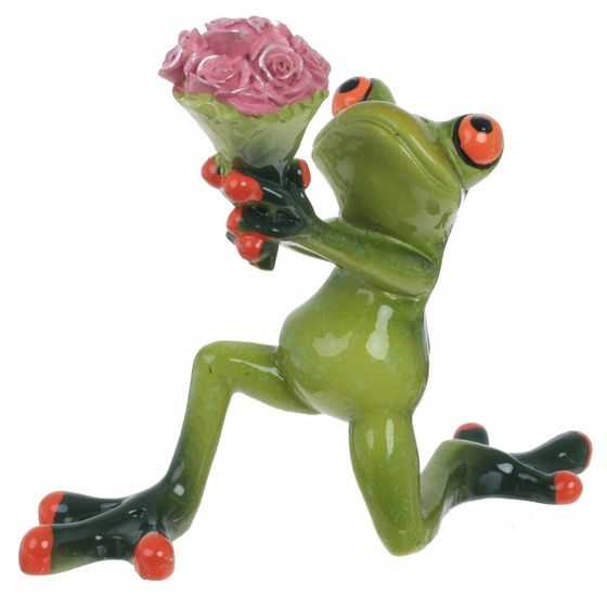 Фигурка декоративная &quot;Лягушка&quot;, Д13,5 Ш7 В11 см