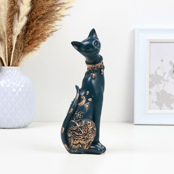 Фигура &quot;Кошка&quot; синяя, 20х8см