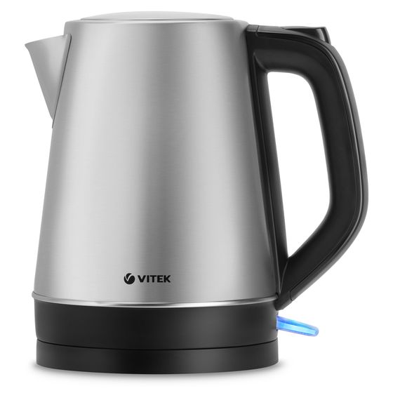 Чайник электрический Vitek VT-7040 ST 1.7л 2200Вт серебристый