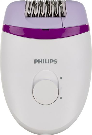 Эпилятор Philips BRE225/00 скор.:2 насад.: 1 сеть белый/фиолетовый