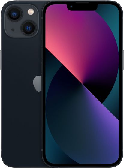 Смартфон Apple iPhone 13 4/128Gb темная ночь (MLPF3HN/A)
