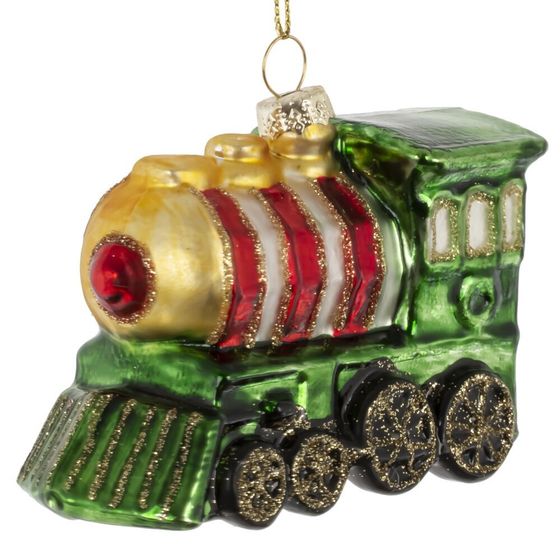 Украшение новогоднее "Паровоз", L10 W4,5 H7 см