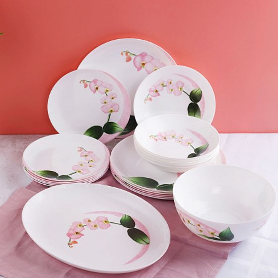 Набор столовый ДИВАЛИ ПИНК ОРХИД 46пр