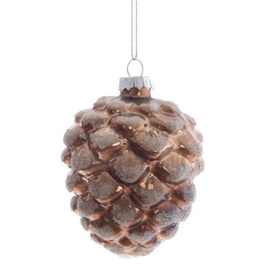 Украшение новогоднее &quot;Шишка&quot;, L7 W7 H10 см, 2в.