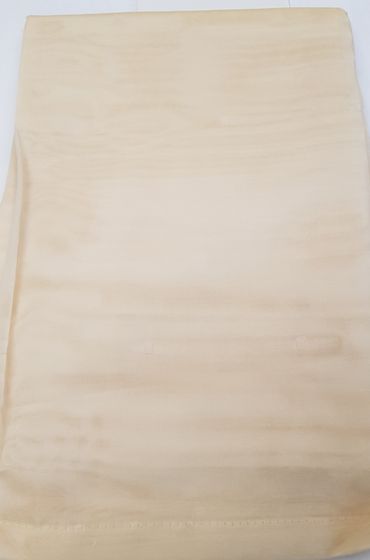 !09 Набор штор 2 штуки - Тюль 140*180 см., бежевая, шторная лента