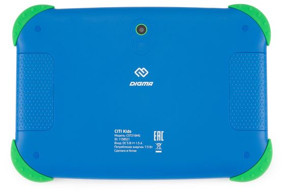 Планшет 7&quot; Digma CITI Kids синий IPS 1024x600 2Gb/32Gb Android 9.0 3G (CS7216MG blue)