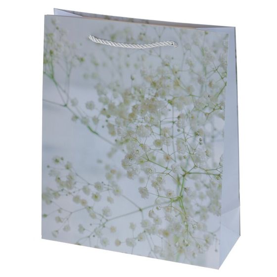 Пакет подарочный (бумага 210г/м2, блок 12шт), L26 W10 H32 см, 4в.