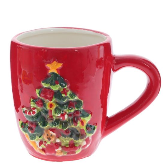 Кружка "Елка", 400 мл, L13 W9 H10 см