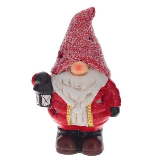 Фигурка декоративная с подсветкой &quot;Гном&quot;, L9 W7 H15 см, (2хLR44), 2в.
