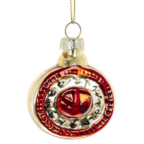 Украшение новогоднее "Часы", L5 W2 H7 см