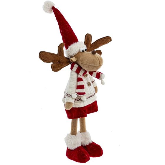 Игрушка набивная &quot;Олень&quot;, L19 W13 H42/30 см, 2в.
