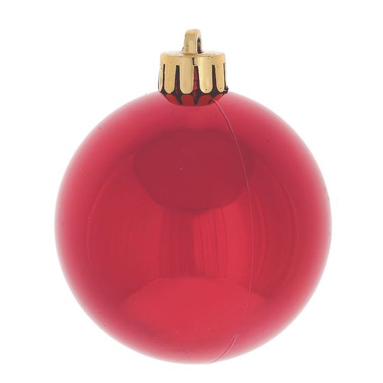 Набор из 24шт Украшение новогоднее "Шар", D 6 см, L6 W6 H7 см