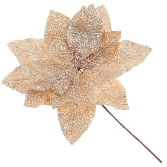 Цветок искусственный &quot;Пуансеттия&quot;, L30 W30 H39 см, 2в.