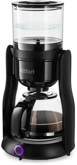 Кофеварка капельная Kitfort КТ-7136 680Вт черный