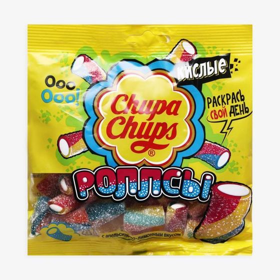 Мармелад Chupa-Chups &quot;РОЛЛСЫ&quot;, кислые, 150 г