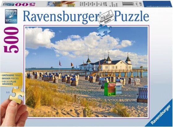 Ravensburger 500 EL. XXL Plaża w Ahlbecku - 136520